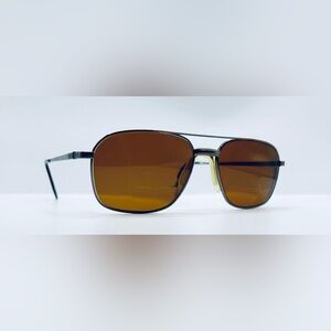 Vintage Zyloware 058 Gunmetal Pilot Sunglasses Frames Only